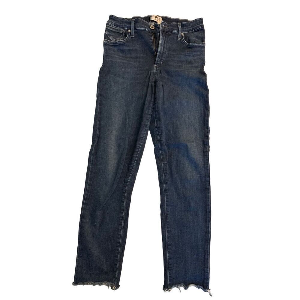 AGOLDE Sophie High-Rise Raw Hem Crop women's size 27 jeans A018-2022